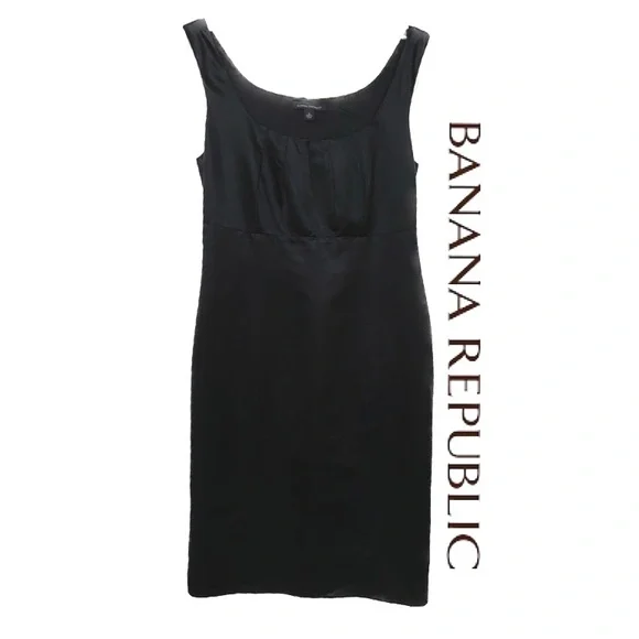 banana republic black satin dress Christopher Esber main image 1